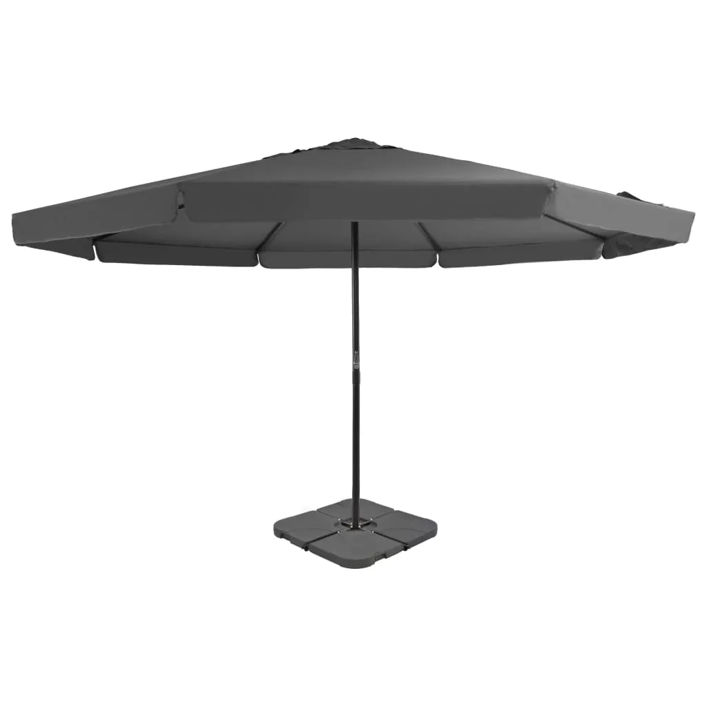 HOMMIE Sonnenschirm mit Schirmständer Anthrazit(3687)